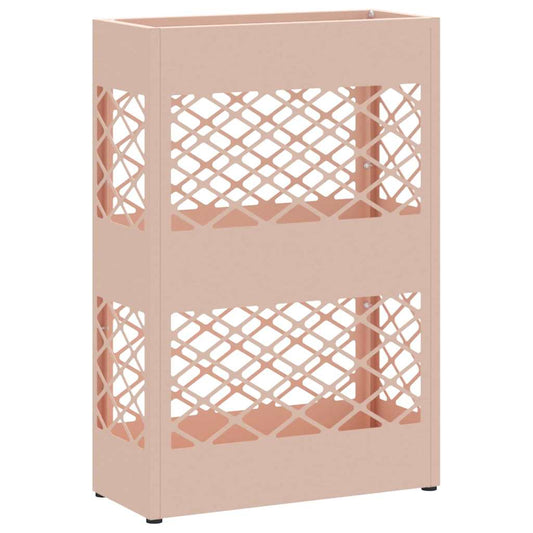 Rain Umbrella Stand Pink 28 x 12 x 41 cm Steel