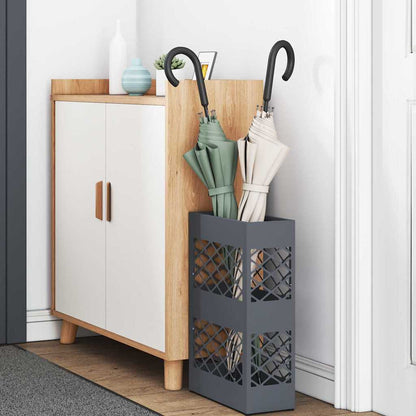 Rain Umbrella Stand Anthracite 28 x 12 x 41 cm Steel