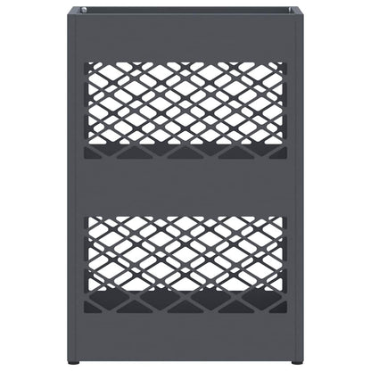 Rain Umbrella Stand Anthracite 28 x 12 x 41 cm Steel