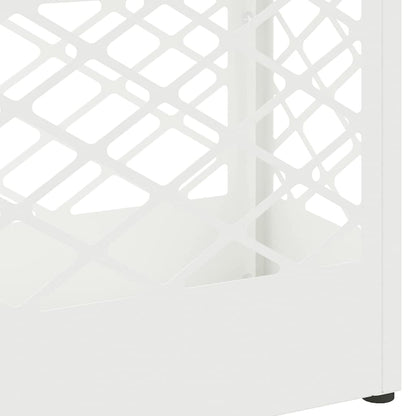 Rain Umbrella Stand White 28 x 12 x 41 cm Steel