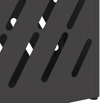 Rain Umbrella Stand Black 28 x 12 x 41 cm Steel