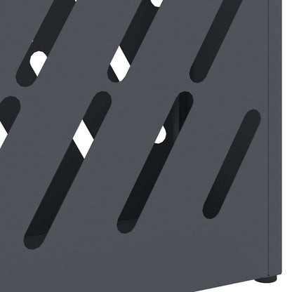 Rain Umbrella Stand Anthracite 28 x 12 x 41 cm Steel