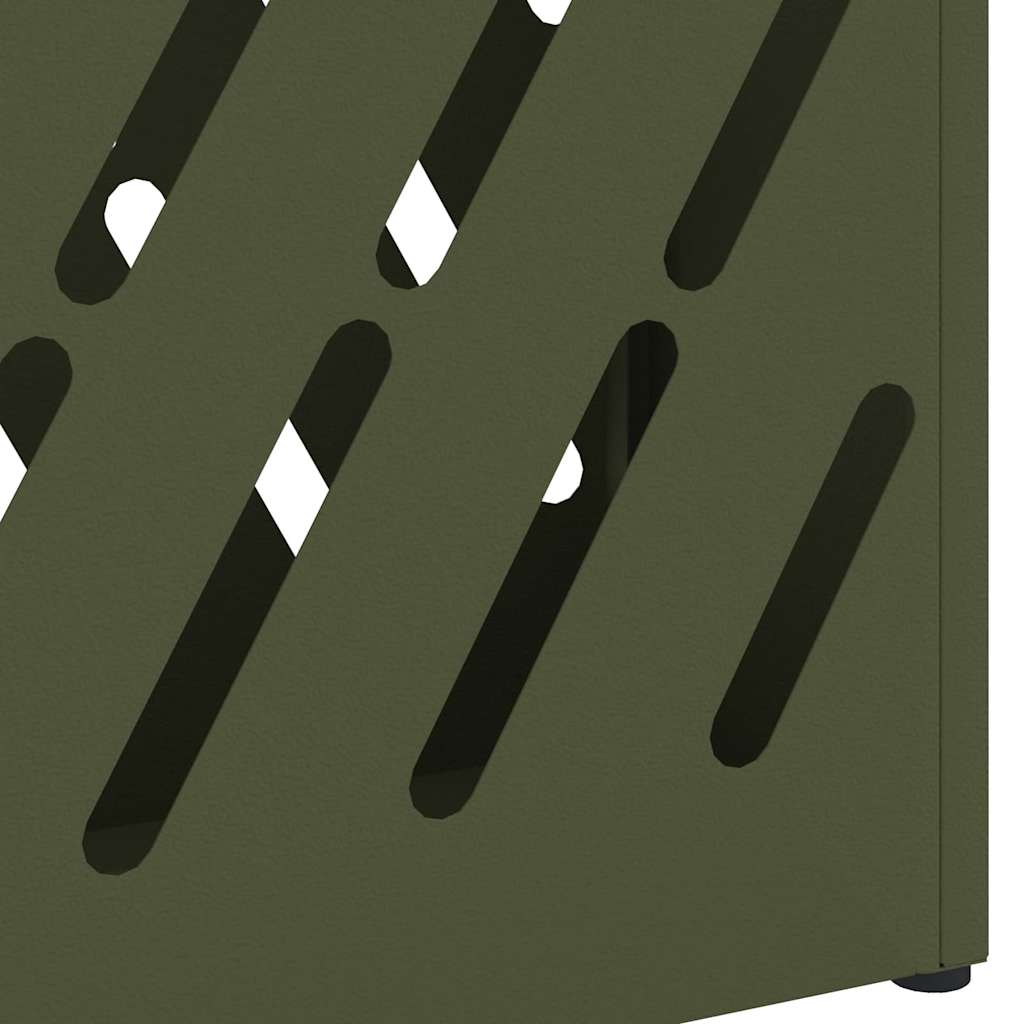 Rain Umbrella Stand Olive Green 28 x 12 x 41 cm Steel