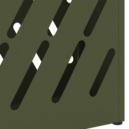 Rain Umbrella Stand Olive Green 28 x 12 x 41 cm Steel