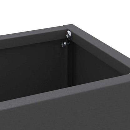 Rain Umbrella Stand Black 28 x 12 x 41 cm Steel
