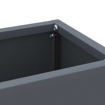 Rain Umbrella Stand Anthracite 28 x 12 x 41 cm Steel