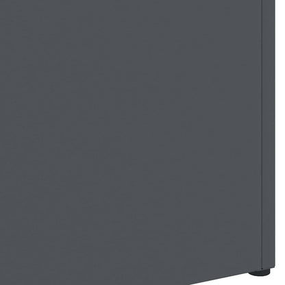 Rain Umbrella Stand Anthracite 28 x 12 x 41 cm Steel