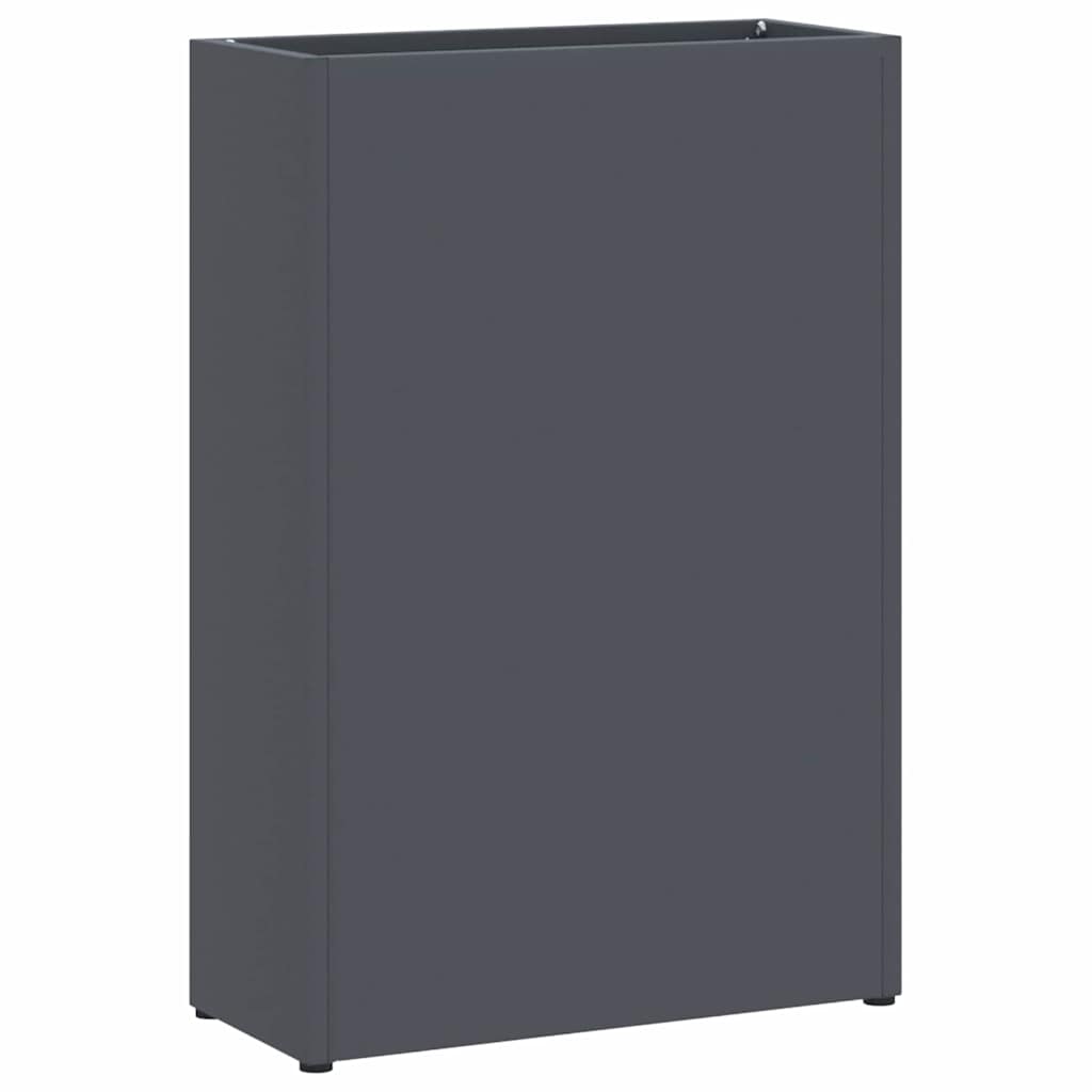 Rain Umbrella Stand Anthracite 28 x 12 x 41 cm Steel