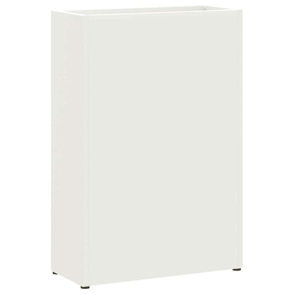 Rain Umbrella Stand White 28 x 12 x 41 cm Steel