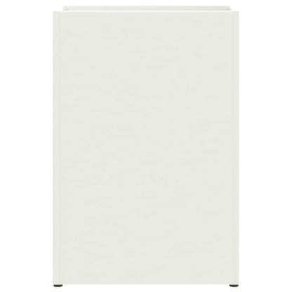 Rain Umbrella Stand White 28 x 12 x 41 cm Steel