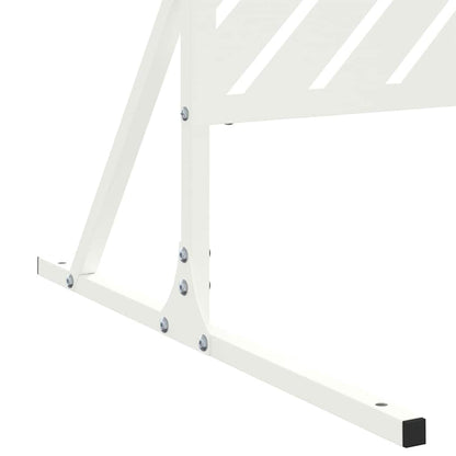 Privacy Screen 100 x 50 x 180 cm Steel White