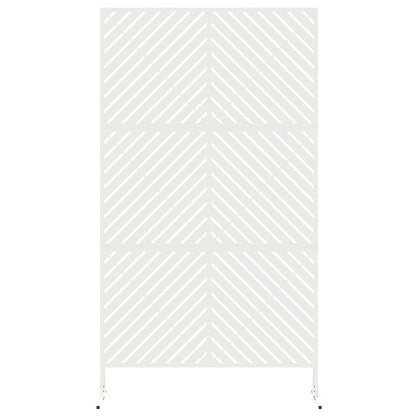 Privacy Screen 100 x 50 x 180 cm Steel White