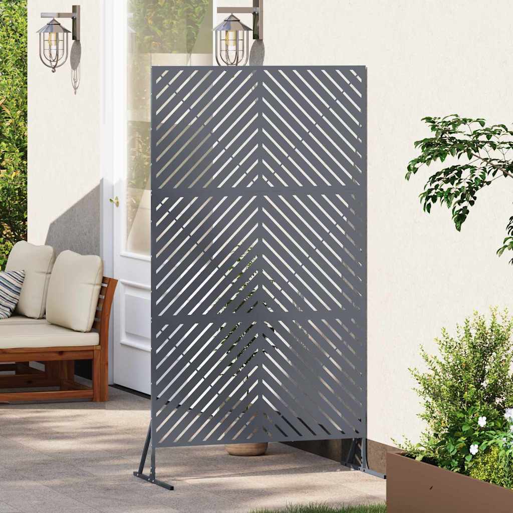 Privacy Screen 100 x 50 x 180 cm Steel Anthracite
