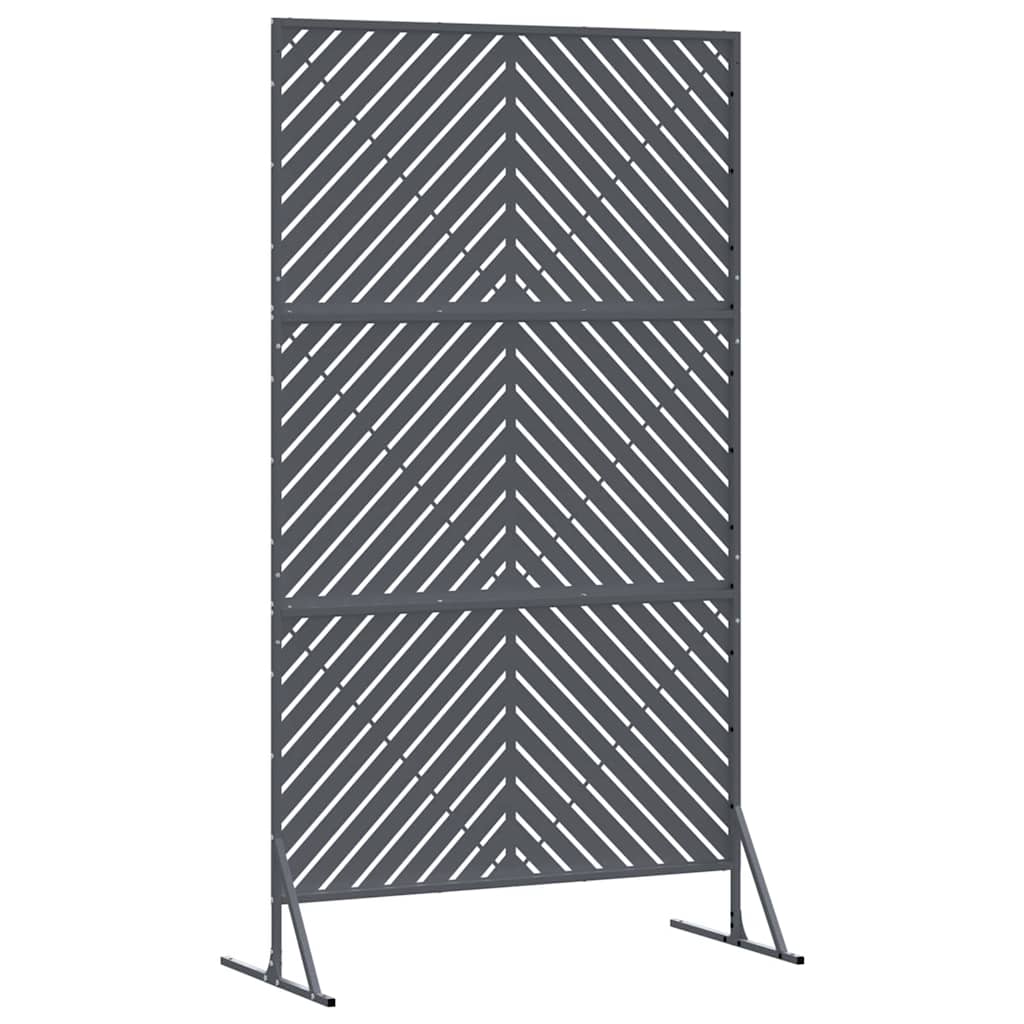 Privacy Screen 100 x 50 x 180 cm Steel Anthracite