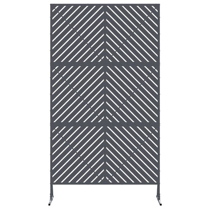 Privacy Screen 100 x 50 x 180 cm Steel Anthracite