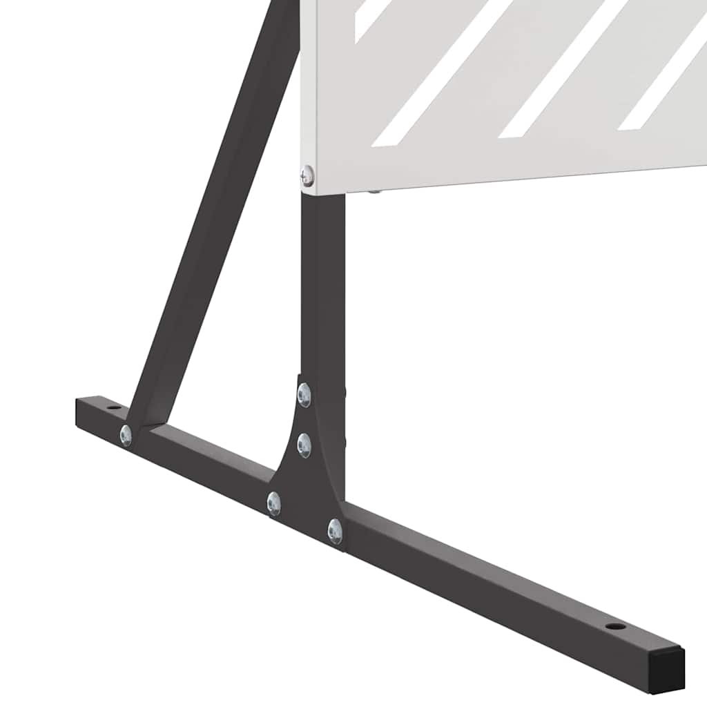 Privacy Screen 100 x 50 x 180 cm Stainless Steel Silver