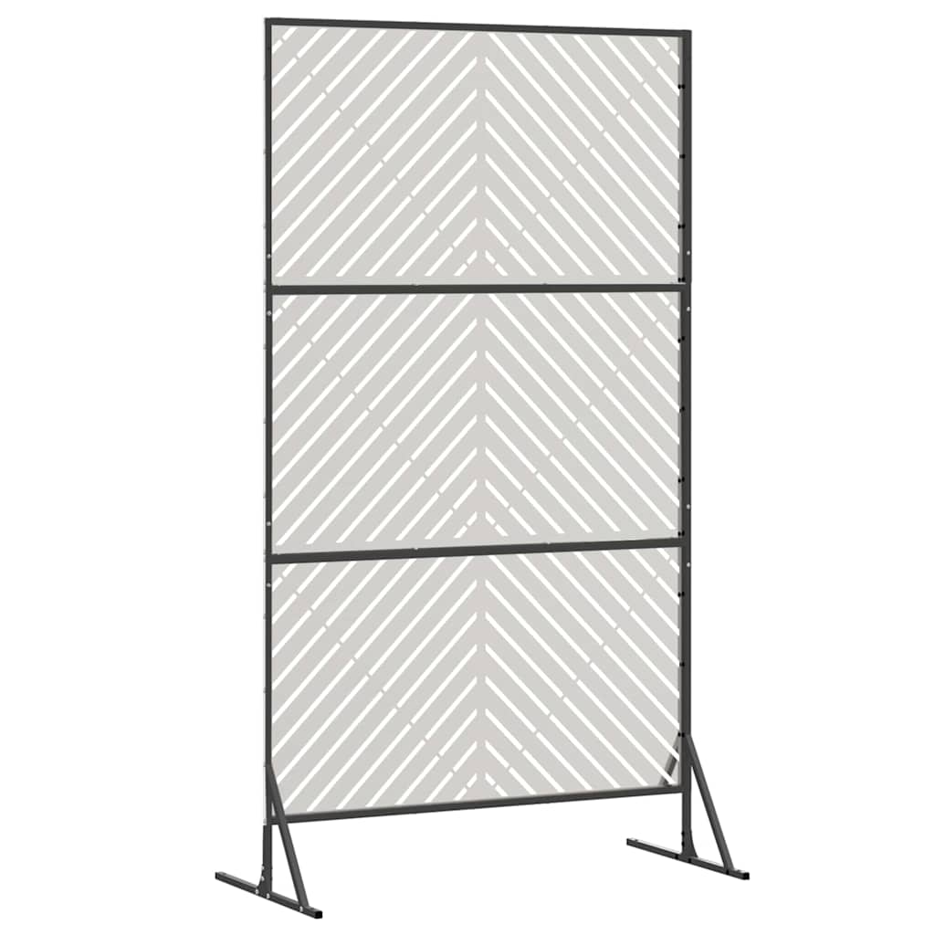 Privacy Screen 100 x 50 x 180 cm Stainless Steel Silver