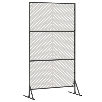 Privacy Screen 100 x 50 x 180 cm Stainless Steel Silver