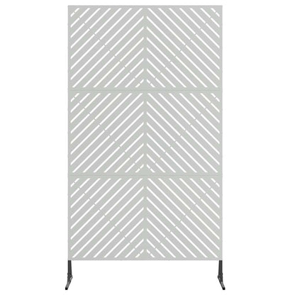 Privacy Screen 100 x 50 x 180 cm Galvanised Steel Silver