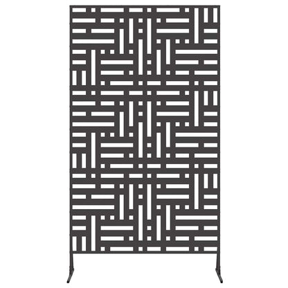 Privacy Screen 100 x 50 x 180 cm Steel Black