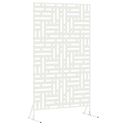 Privacy Screen 100 x 50 x 180 cm Steel White