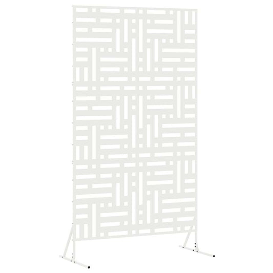 Privacy Screen 100 x 50 x 180 cm Steel White