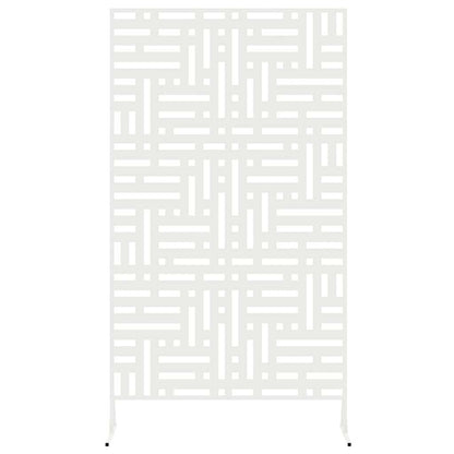Privacy Screen 100 x 50 x 180 cm Steel White