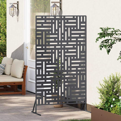 Privacy Screen 100 x 50 x 180 cm Steel Anthracite