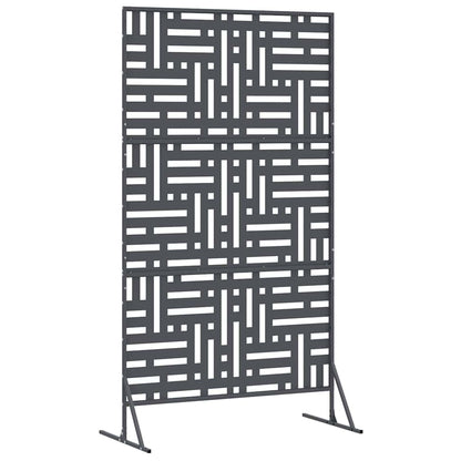 Privacy Screen 100 x 50 x 180 cm Steel Anthracite