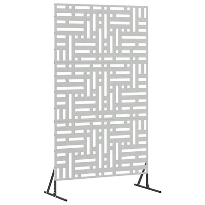 Privacy Screen 100 x 50 x 180 cm Galvanised Steel Silver