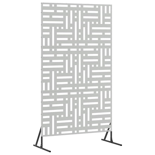 Privacy Screen 100 x 50 x 180 cm Galvanised Steel Silver