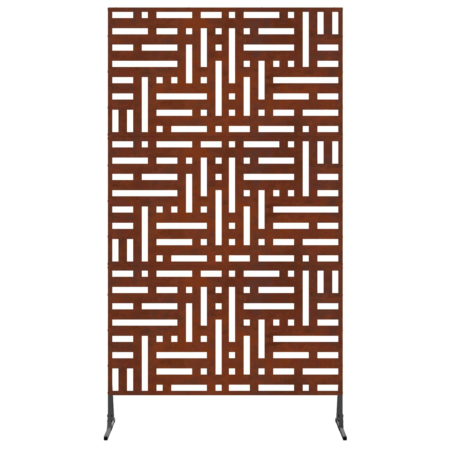 Privacy Screen 100 x 50 x 180 cm Weathering Steel Rusty