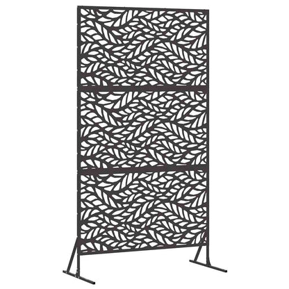 Privacy Screen 100 x 50 x 180 cm Steel Black