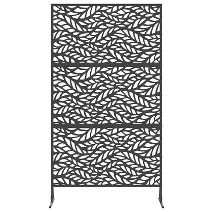 Privacy Screen 100 x 50 x 180 cm Steel Black