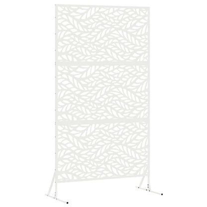 Privacy Screen 100 x 50 x 180 cm Steel White