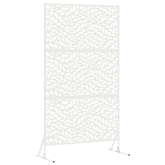 Privacy Screen 100 x 50 x 180 cm Steel White