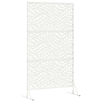 Privacy Screen 100 x 50 x 180 cm Steel White