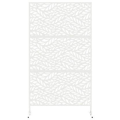 Privacy Screen 100 x 50 x 180 cm Steel White