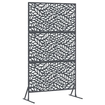Privacy Screen 100 x 50 x 180 cm Steel Anthracite