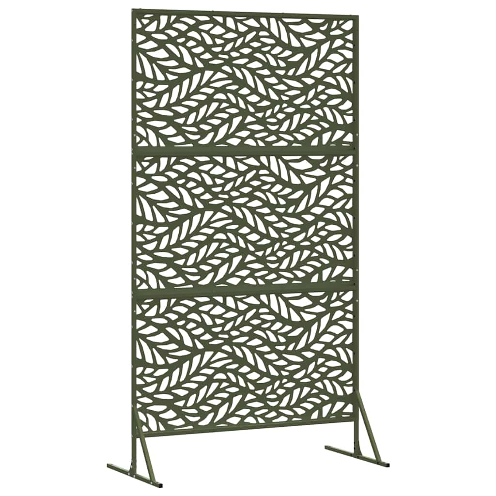 Privacy Screen 100 x 50 x 180 cm Steel Olive Green