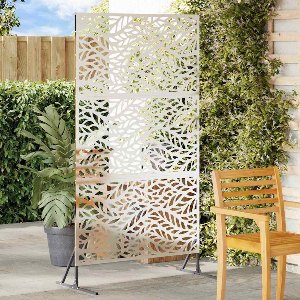 Privacy Screen 100 x 50 x 180 cm Stainless Steel Silver