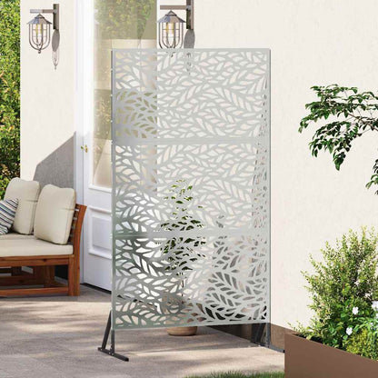 Privacy Screen 100 x 50 x 180 cm Galvanised Steel Silver
