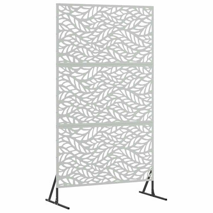 Privacy Screen 100 x 50 x 180 cm Galvanised Steel Silver