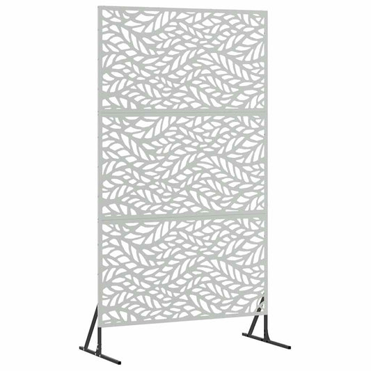 Privacy Screen 100 x 50 x 180 cm Galvanised Steel Silver
