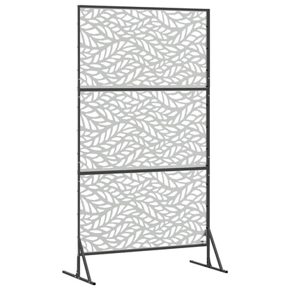 Privacy Screen 100 x 50 x 180 cm Galvanised Steel Silver