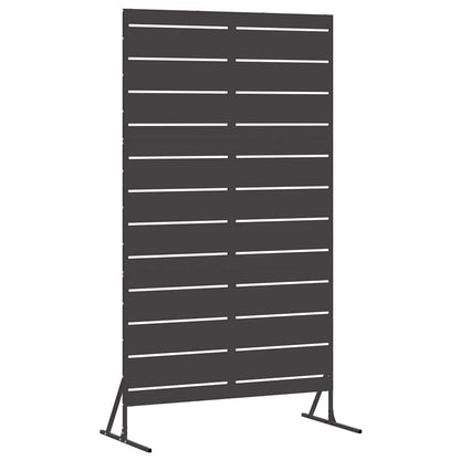 Privacy Screen 100 x 50 x 180 cm Steel Black