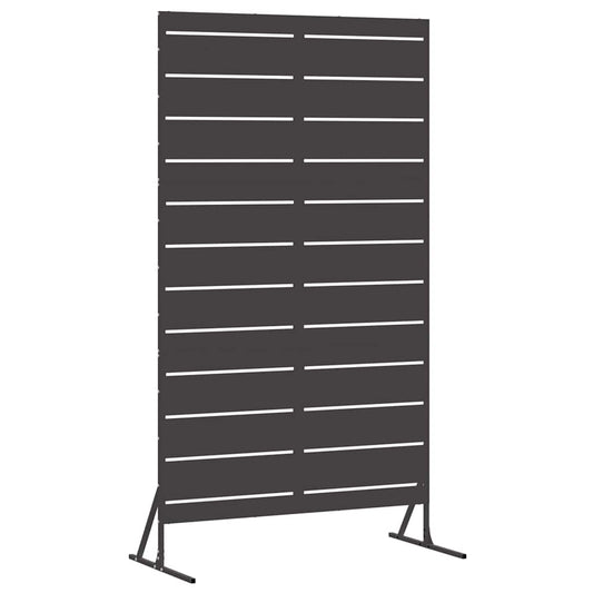 Privacy Screen 100 x 50 x 180 cm Steel Black
