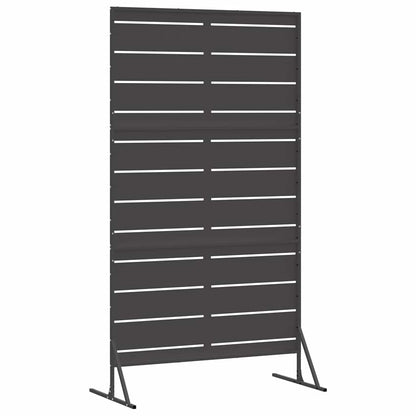 Privacy Screen 100 x 50 x 180 cm Steel Black