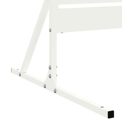 Privacy Screen 100 x 50 x 180 cm Steel White