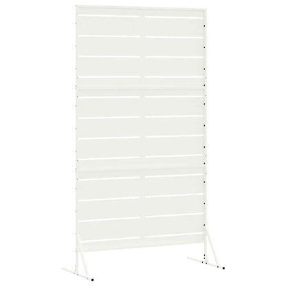 Privacy Screen 100 x 50 x 180 cm Steel White